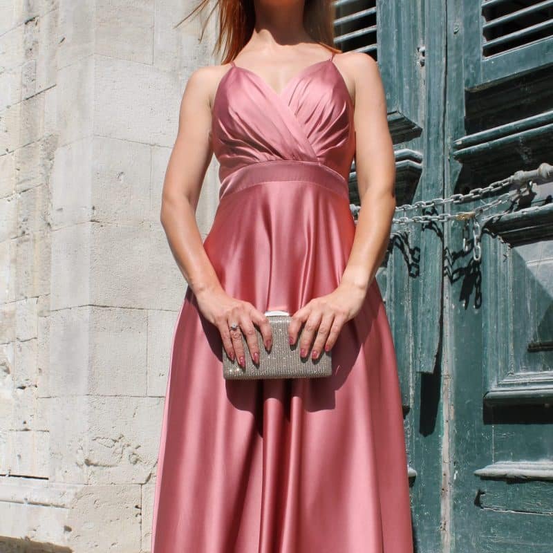 Satin Maxi Dress
