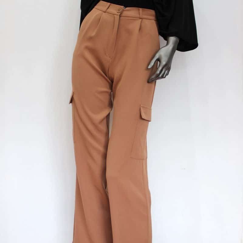 Caramel cargo pants
